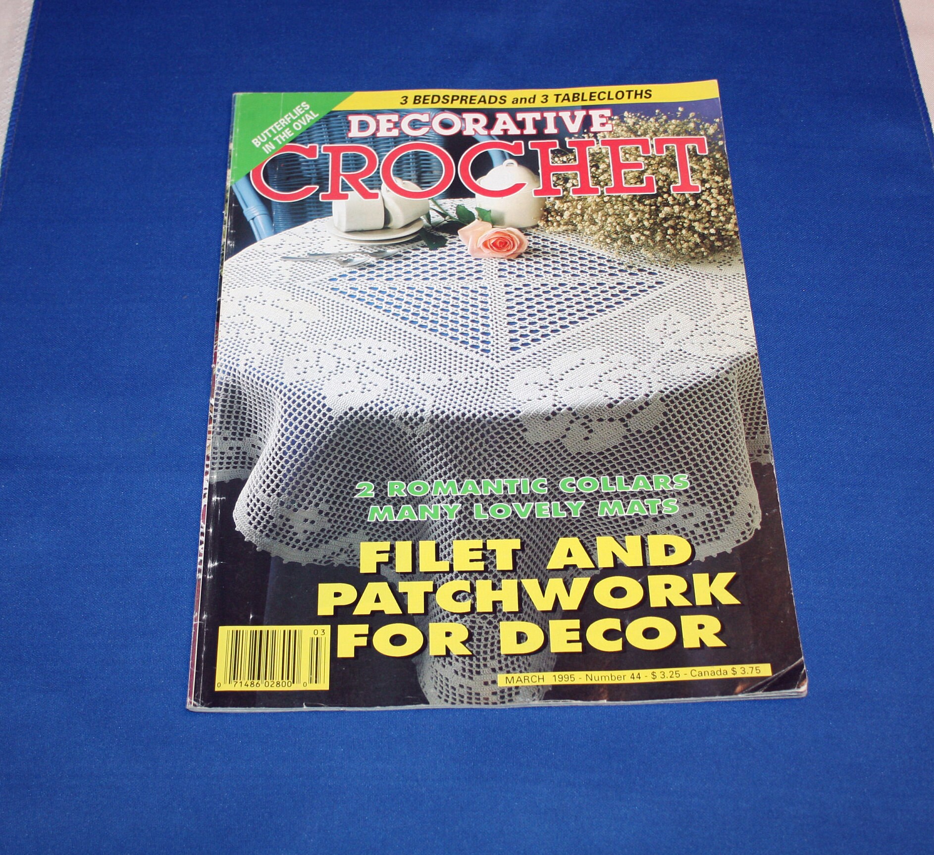 Vintage Decorative Crochet Magazine Crocheting Patterns
