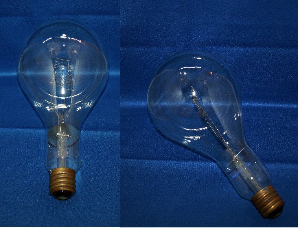 Vintage XL Industrial Light Bulb Fully Intact New Old Stock 6X