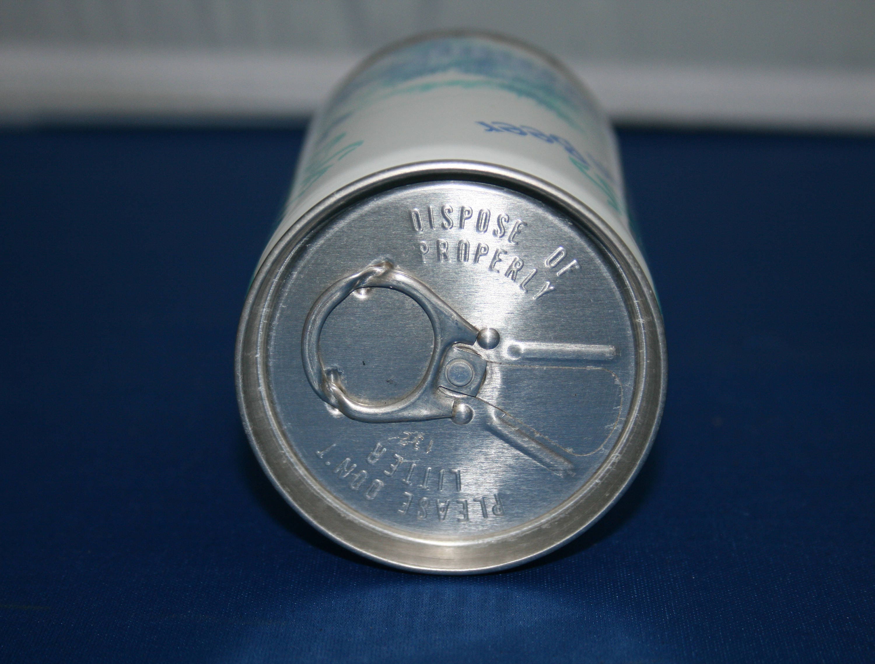 Vintage Seven Springs Mountain Beer Steel Can Blue Label Unopened Empty