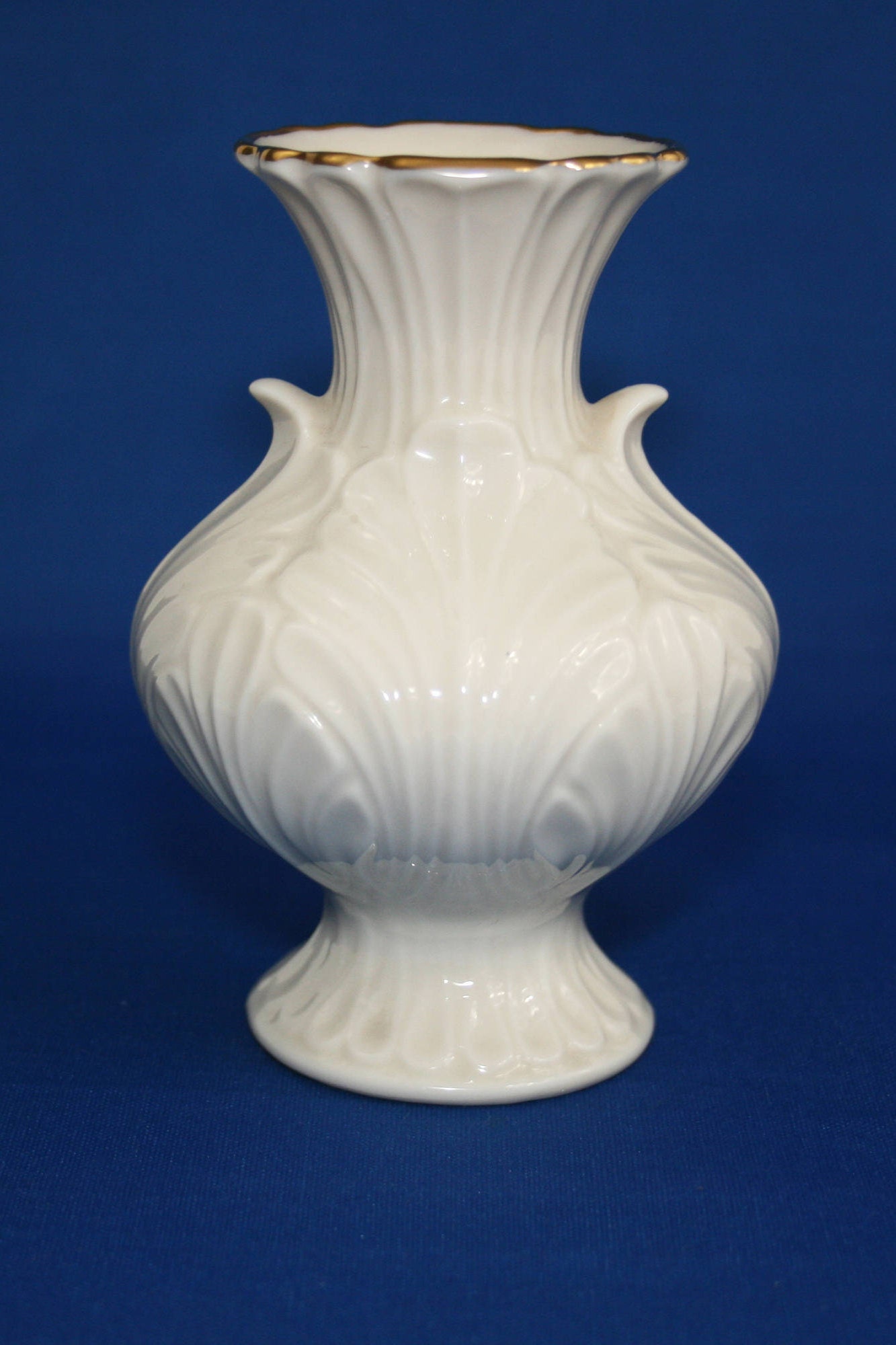 Vintage Lenox China Elfin Vase 24kt Gold Trim Flower Vase Bud Vase