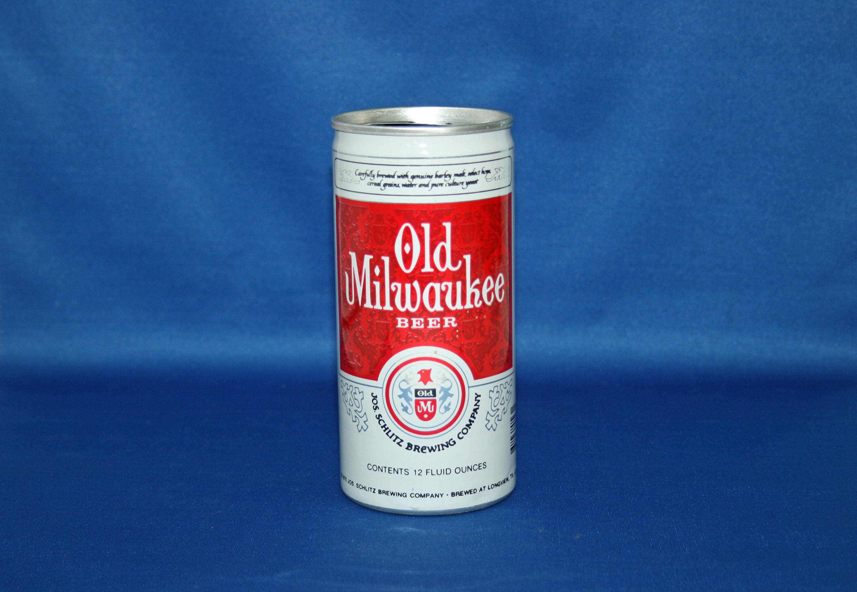 Vintage Old Milwaukee Beer Pull Tab Aluminum Can Schlitz Brewing Co