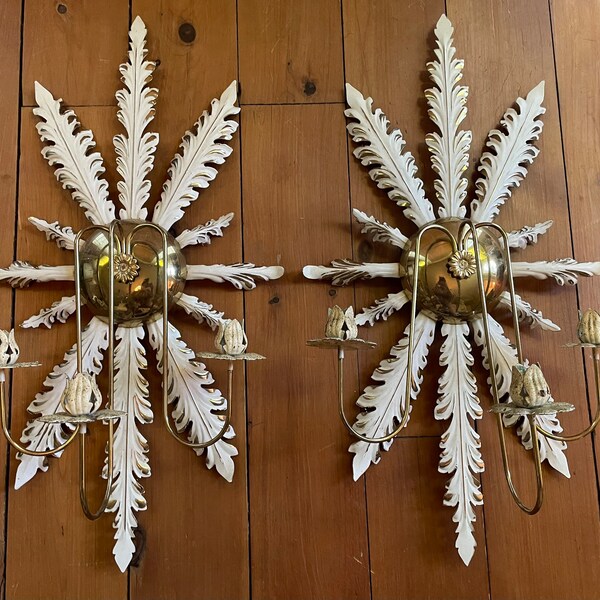 Picture of Metal Wall Candle Sconces - Etsy