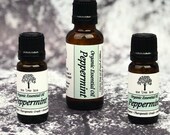 Organic Peppermint Essential Oil Pure Therapeutic Grade Uncut Awesome 10 ml or 30 ml Amber Glass Bottle With Dropper Caps