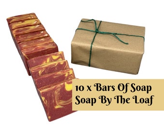 Rocking Raspberry! Bulk Soap By The Loaf • Palm-Free Soap • Made With Organic Oils and Butters • Vegan Friendly Soap