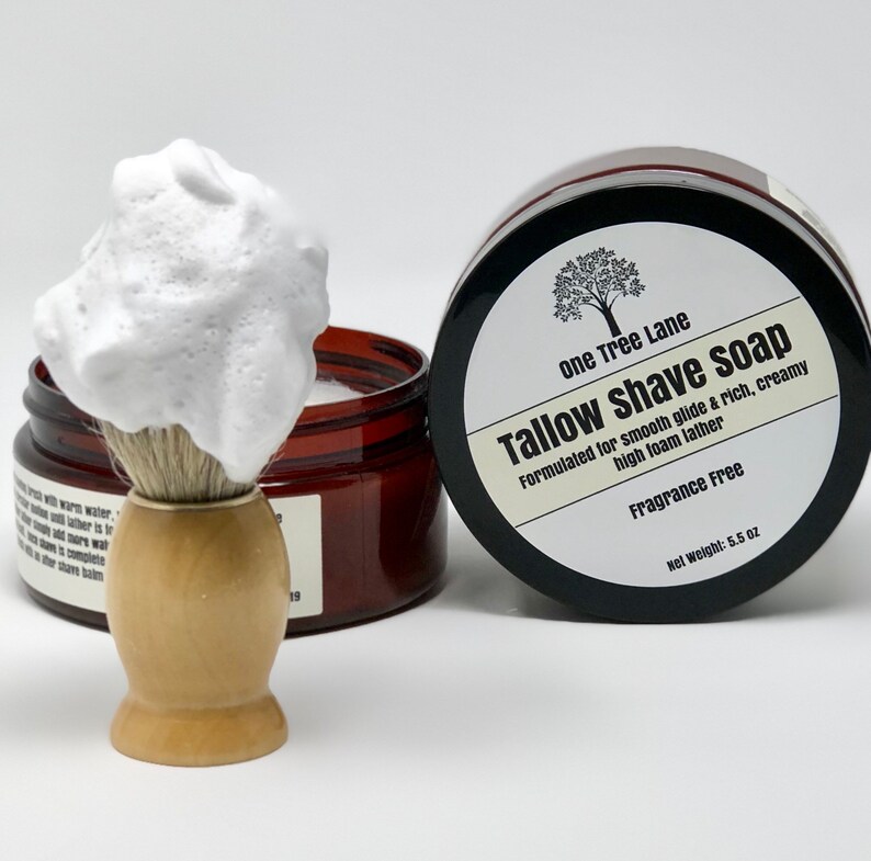 Unscented Shave Soap Large 4.4 oz Wet Shaving Soap Etsy