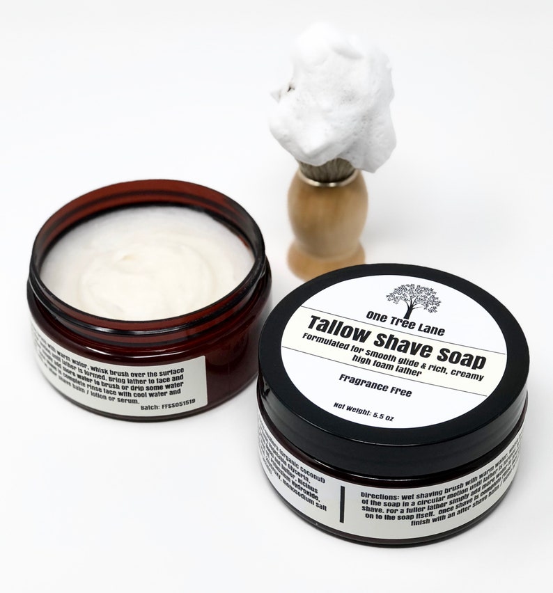 Unscented Shave Soap Large 4.4 oz Wet Shaving Soap Etsy