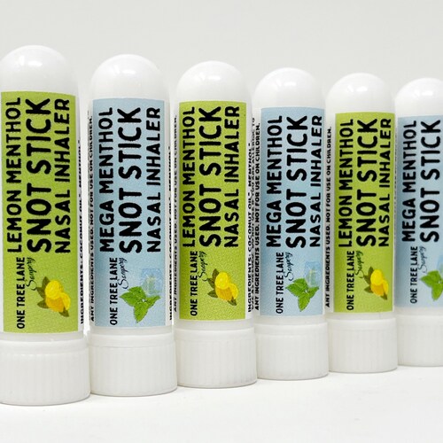 Menthol Nasal Inhaler Sinus Relief Snot Stick Etsy