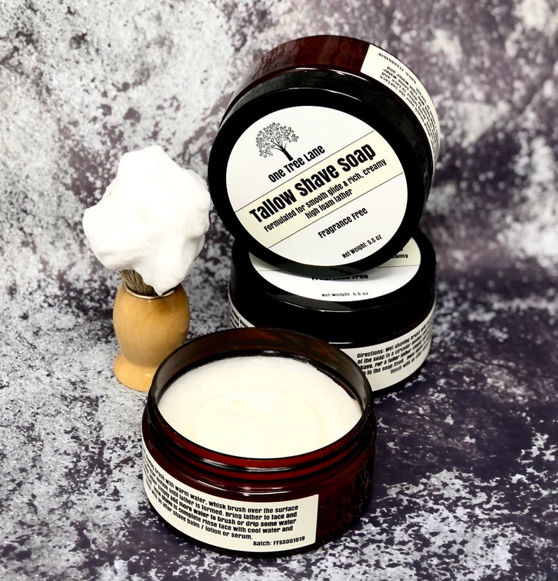 Unscented Shave Soap Large 4.4 oz Wet Shaving Soap Etsy