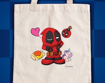 Deadpool Canvas Tote Bag