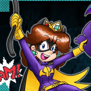 Batty Daisy 13 x 19 afdrukken