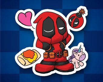 Deadpool 2" Sticker