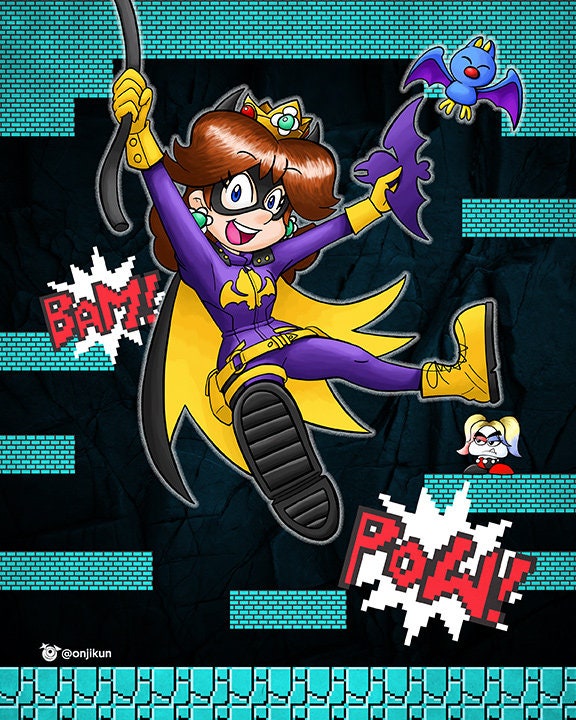 Batty Daisy 8x10 Print - Etsy