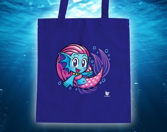 Nida the Mermaid Canvas Tote Bag