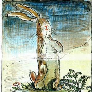 Das Velours-Hase Antique Kinderbuch-Kunstdruck (digitaler Download)