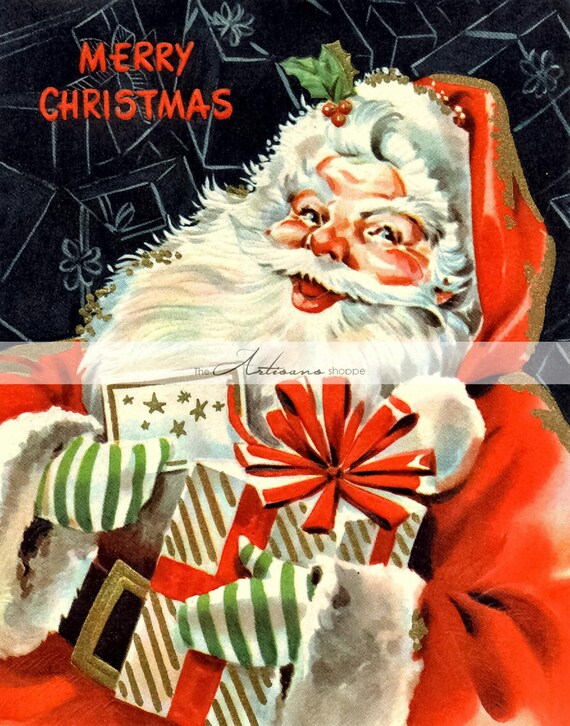NEW Vintage Santa Claus Christmas Photo Album With 100 Pockets