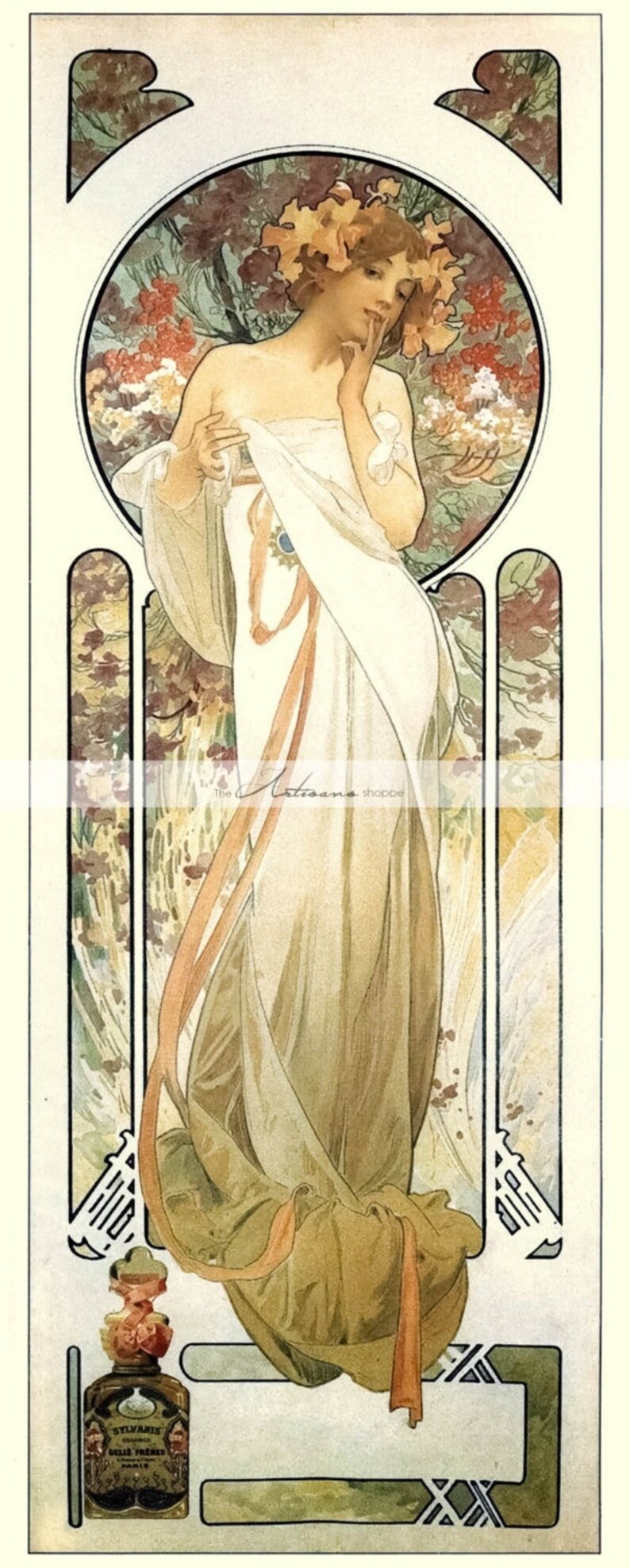 Printable Art Instant Download Alphonse Mucha Perfume Ad Art | Etsy
