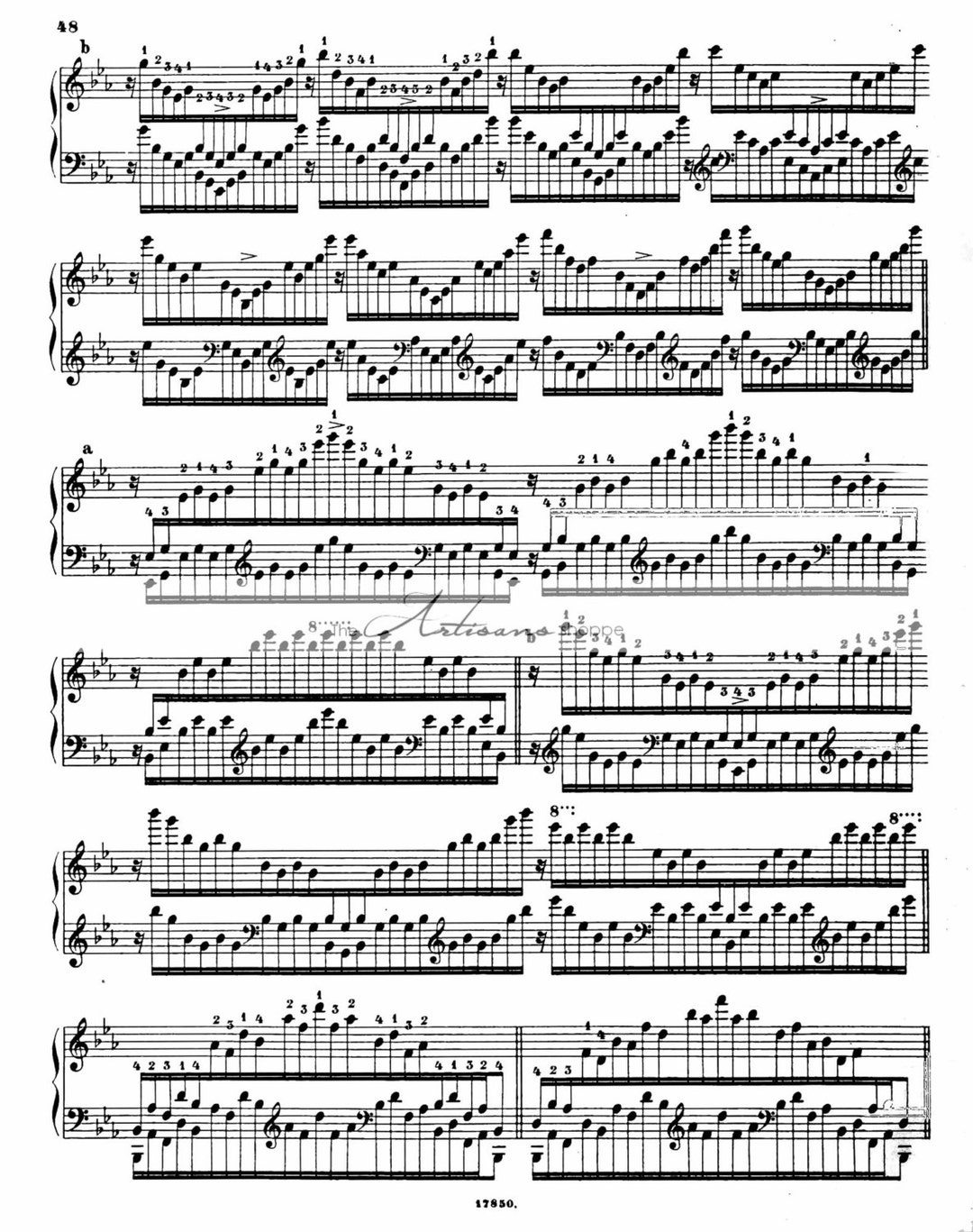 Printable Instant Download Harpsichord Music Sheet Page Paper ...