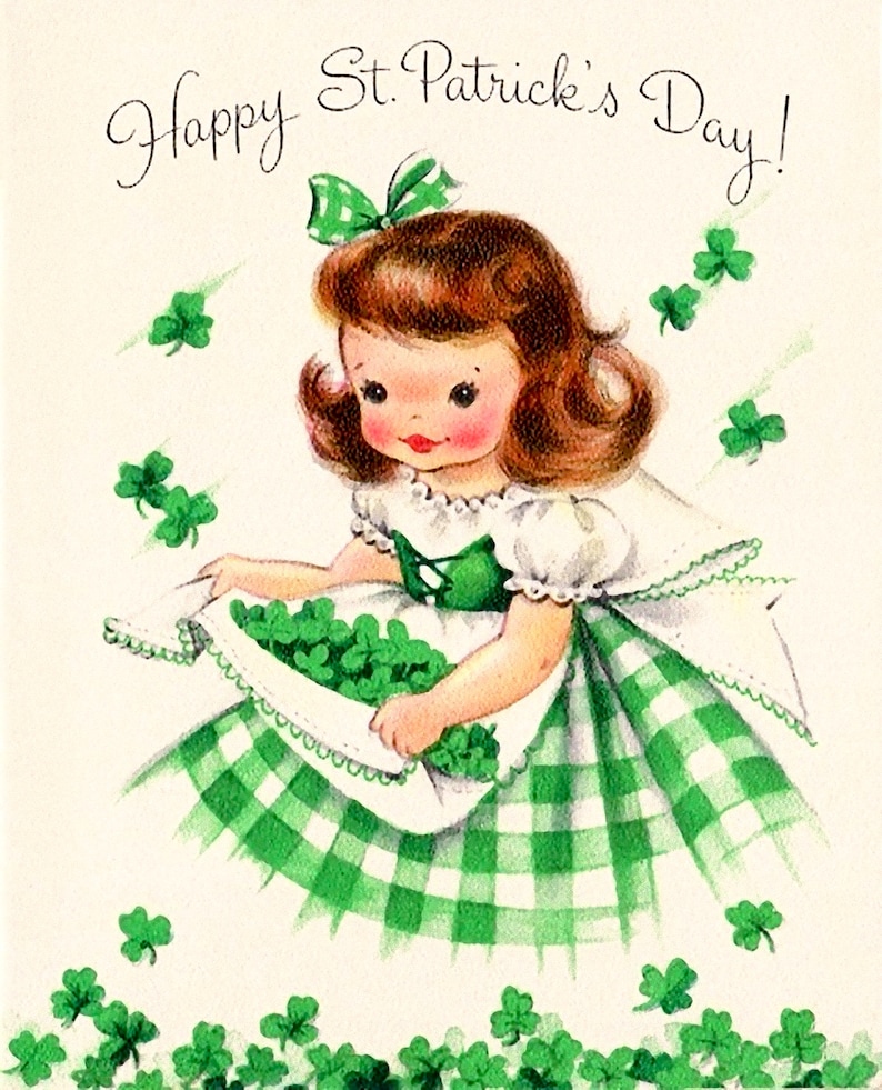 Digital Download Printable Art Vintage St Patrick's Day - Etsy