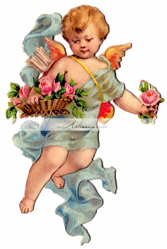 Victorian angels baby angels 147 CHERUBS Vintage VALENTINES digital ephemera art images DOWNLOAD antique valentine cards vintage Cupid