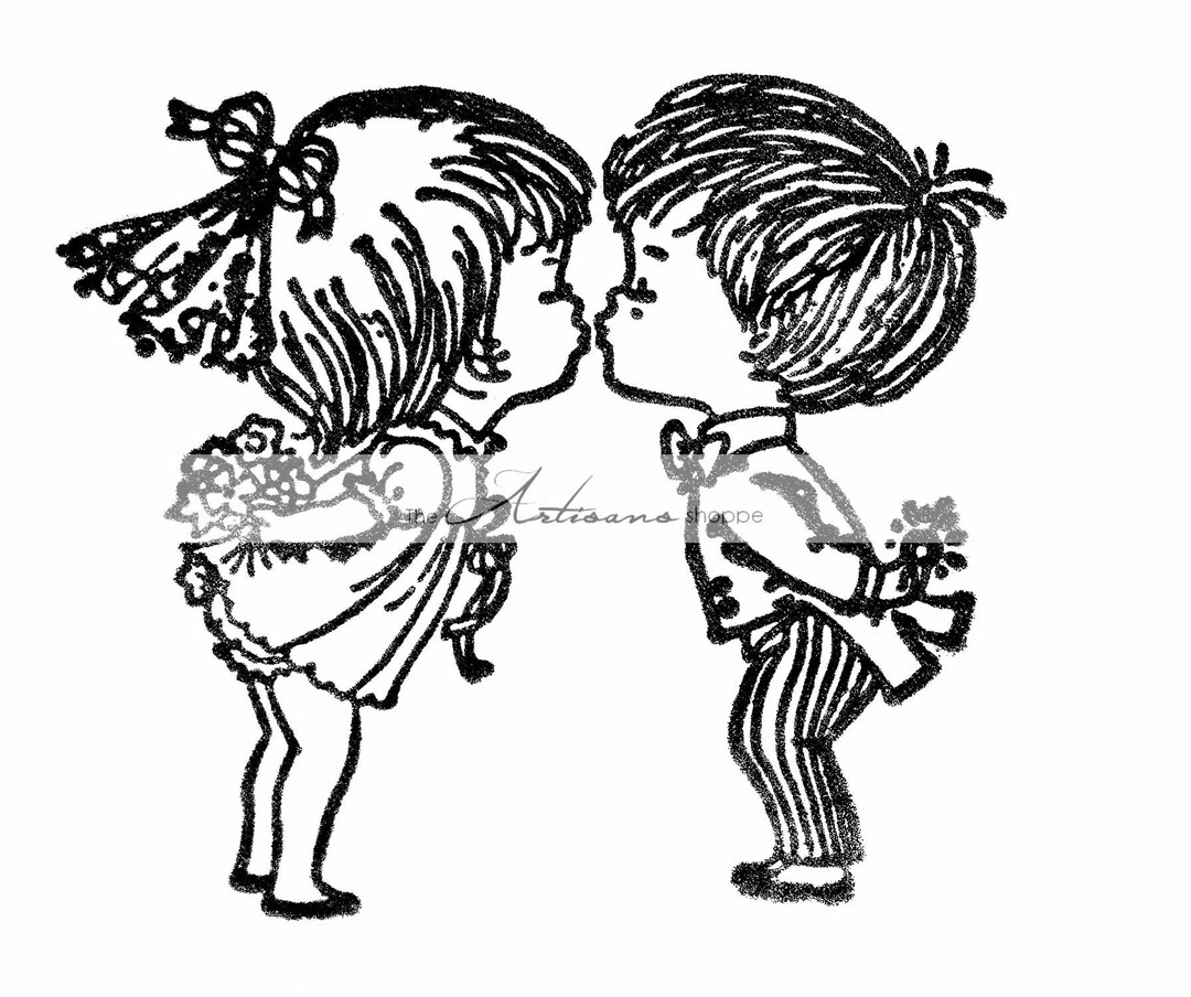 Printable Instant Download First Kiss Wedding First Love - Etsy