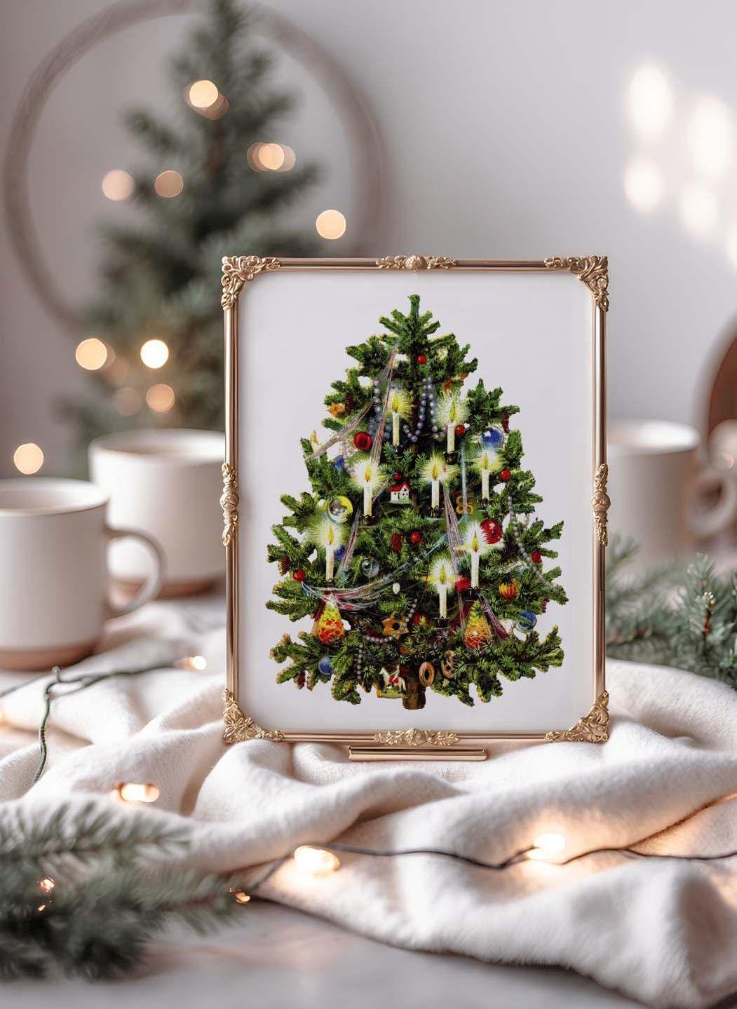 専用　ヴィンテージ クリスマスツリー アンティーク ビンテージ レトロ 中古 昭和レトロ クリスマスツリー オーナメント/電飾 [S-86] 送料無料