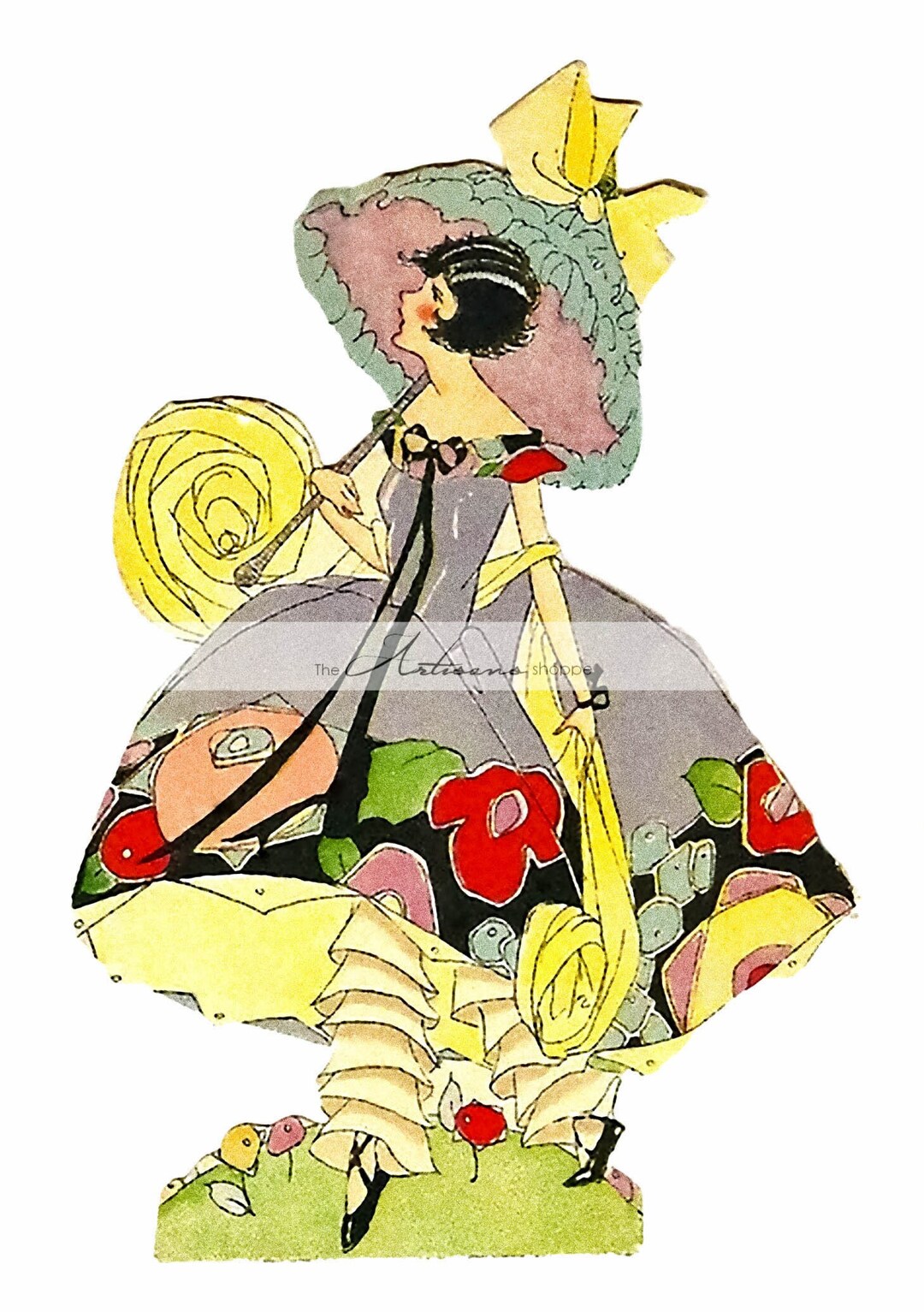 Printable Instant Download Bridge Tally Tallies Ruffles Dress Place ...