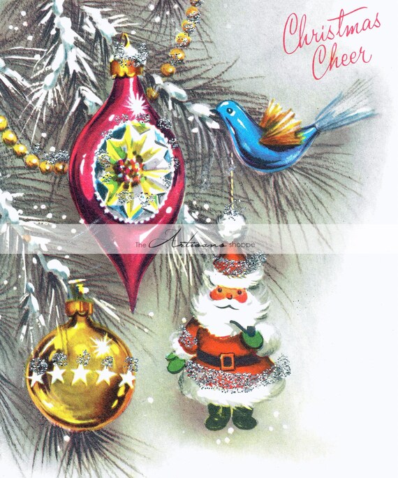 Printable Instant Download Christmas Card Christmas Tree | Etsy