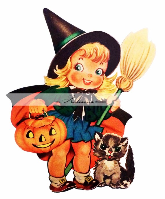 Vintage Witch Clip Art