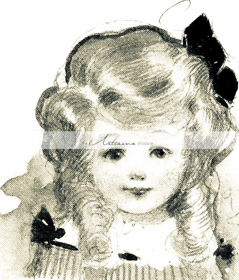 Drawing Of Little Girl With Curly Hair Drawing Art Ideas
