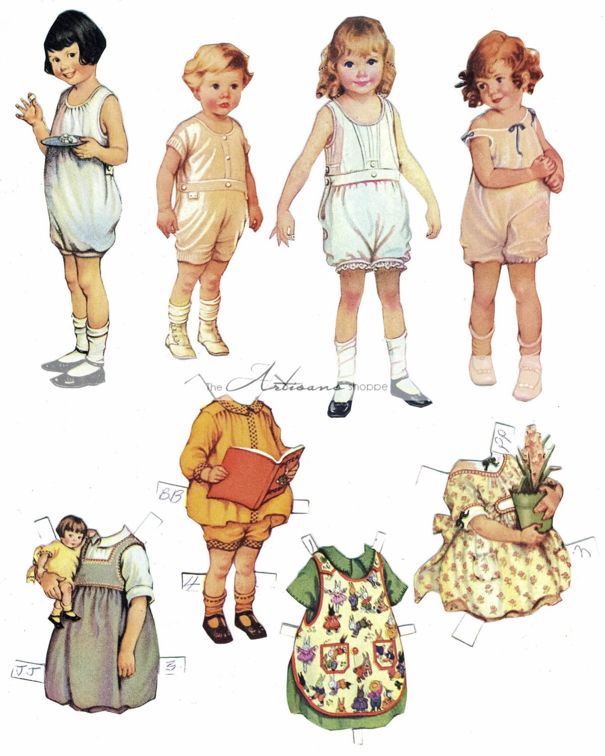 HUGE Vintage Paper Doll SCRAPBOOK-73 Dolls 100's Fashions-digital Printable  Pdf-ephemera Journal Clip Art Kids Craft Toy-have A Doll PARTY 