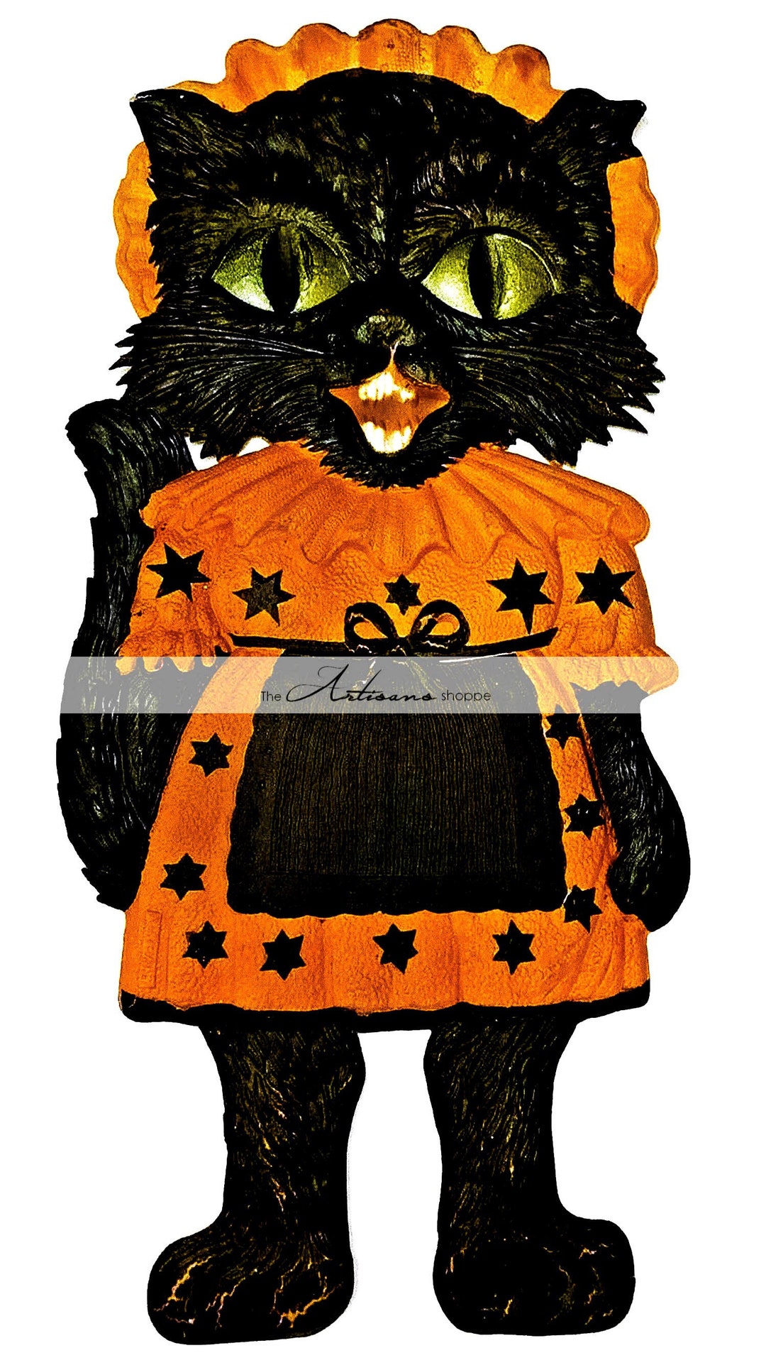 Vintage Halloween Retro Black Cat Art Decor Image Digital Etsy Vintage Halloween Retro Black Cat Art Decor Image Digital Etsy