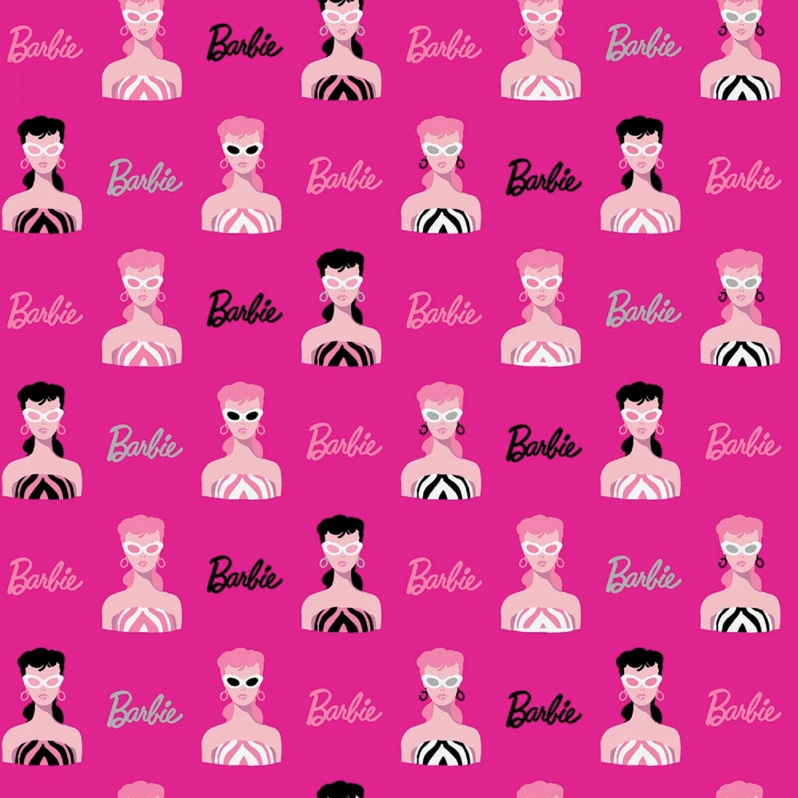 Barbie Print Fabric Etsy