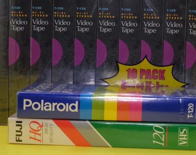 Blank VHS Tapes NEW OLD Stock Etsy