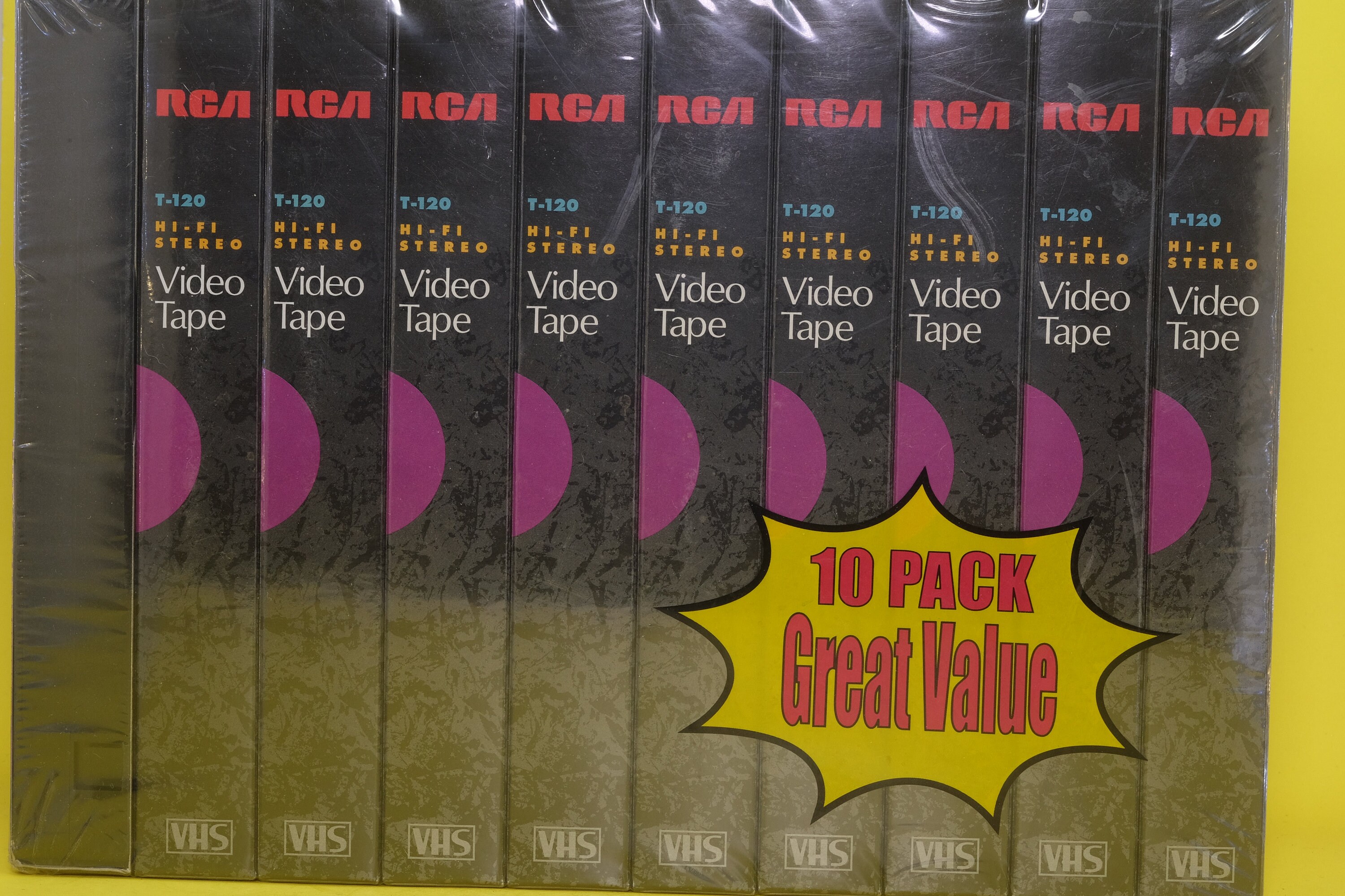 Blank VHS Tapes NEW OLD Stock Etsy