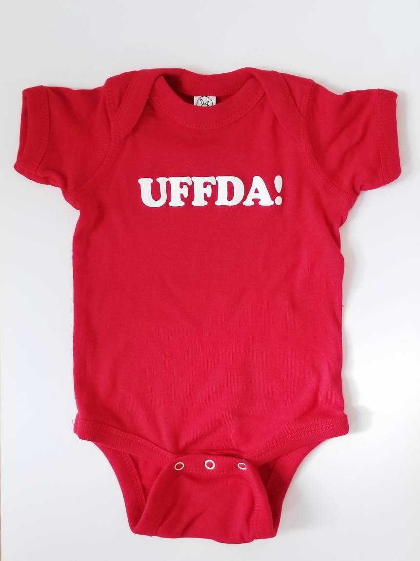 red newborn onesie