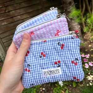 Mini Zipper Pouch: Handmade Coin Purse, Lip Balm Holder