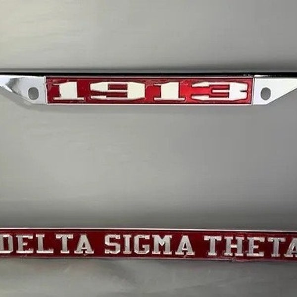 Delta Sigma Theta Sorority License Plate Etsy