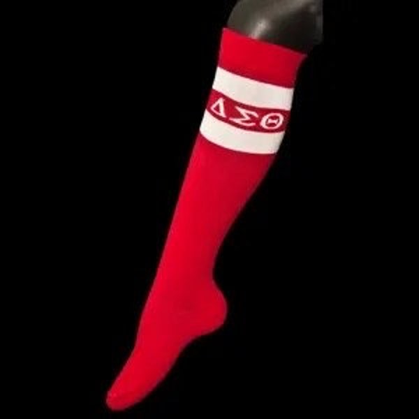 Delta Sigma Theta Knee High Socks - Red