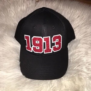 Delta Sigma Theta 1913 Glitter Dad Hat - Black