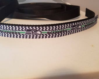 1" Seattle Seahawks Chevron Design Collar