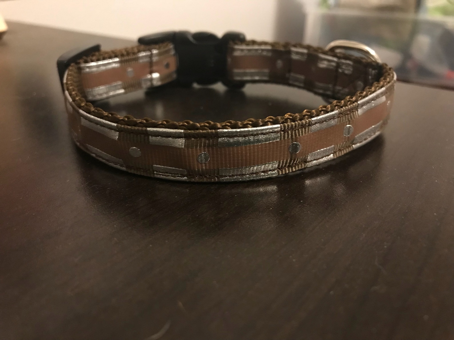 1 Chewbacca belt Collar with silver foil Etsy