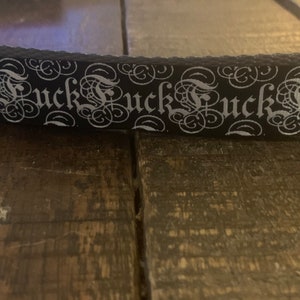 1&quot; F*ck Collar in special font