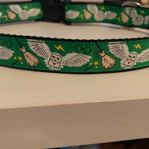 1” Hedwig collar (green)