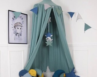 On Sale Baldachin Nursery Canopy Hanging Play Tent Crib Etsy