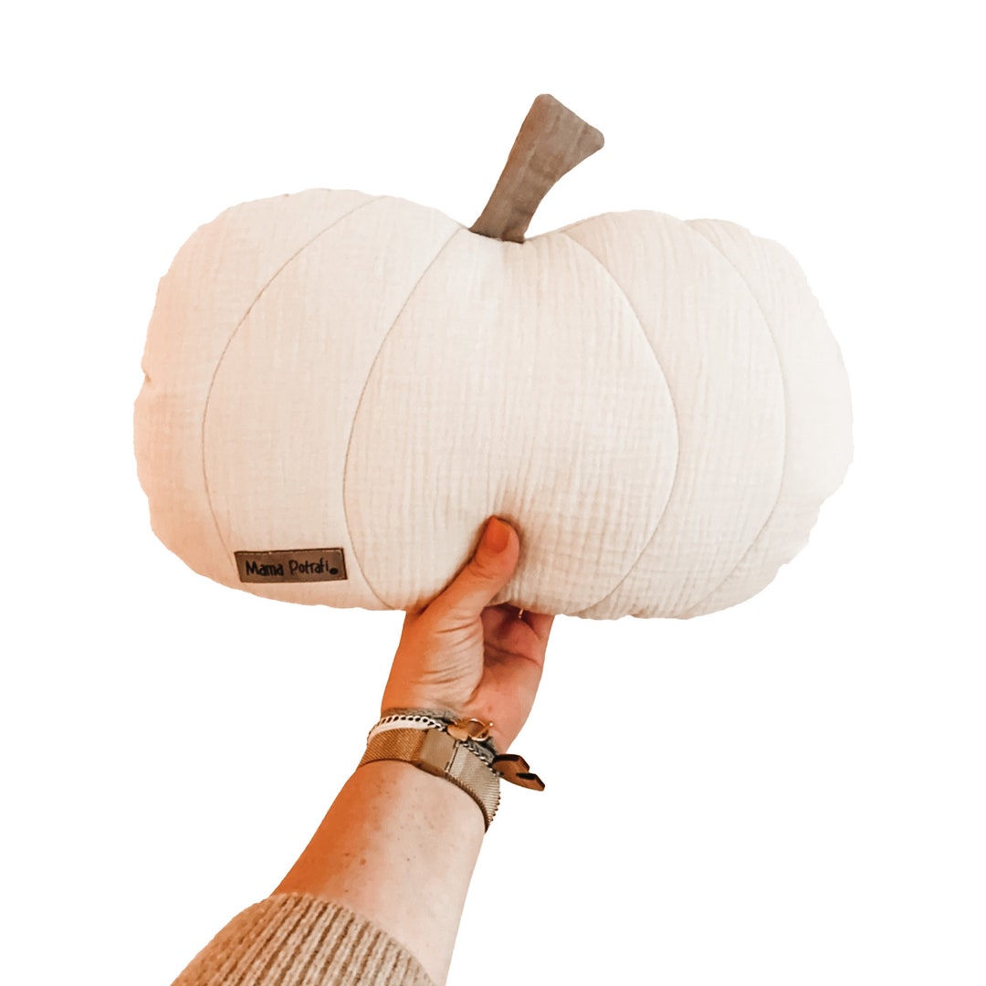 Pumpkinshaped Pillow Muslin Pillow Caramel Cushion Softie Vegetable