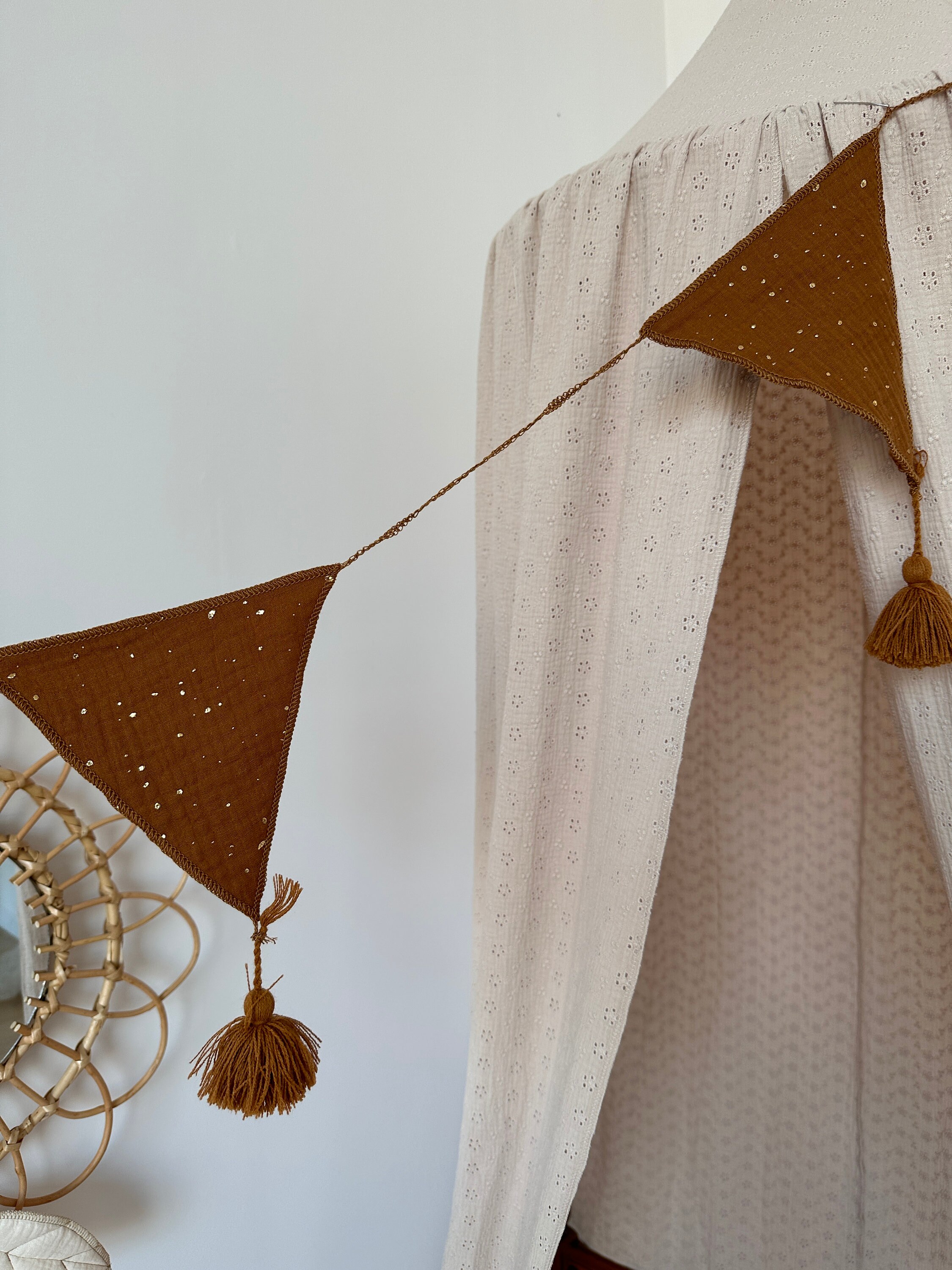 Embroidery Flowers Bed Canopy Nursery Canopy Baldachin Bed Etsy