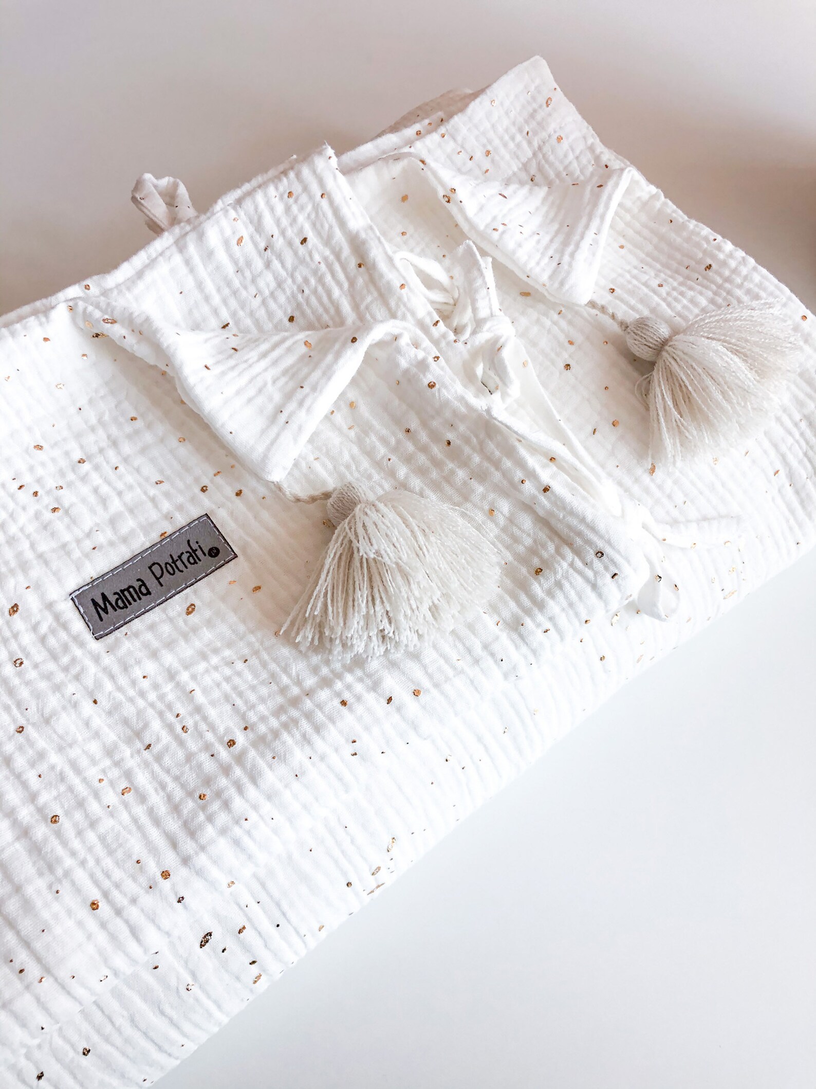 Muslin bedding Bedding with Tassel Muslin Toddler Bedding Etsy