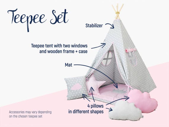 Kids teepee accessories cheap