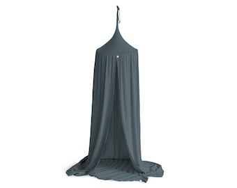 Dark Gray Baldachin, Nursery Canopy, Hanging Play Tent, Graphite Crib canopy, Play Canopy, Children's Canopy, Bed Canopy, Reading Nook