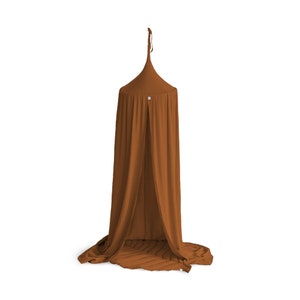 Canopy, Hanging Tent, Muslin Canopy Caramel, Bed canopy, Play Canopy Dark Karmel, Children's Canopy, Reading Nook, Tent, Baldachin, Nursery